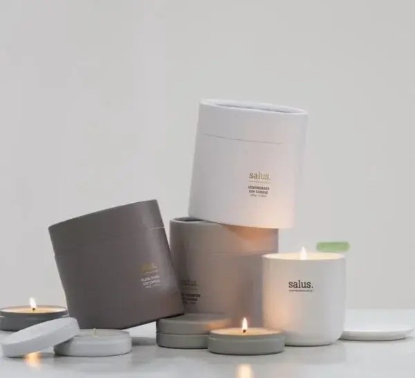 Salus - Rose Geranium Soy Candle - Image 3
