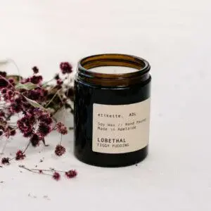 Etikette Soy Candle - Figgy Pudding