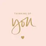 Thinking of you card +$7.50