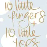 10 Little Fingers & 10 Little Toes (blue) +$7.50